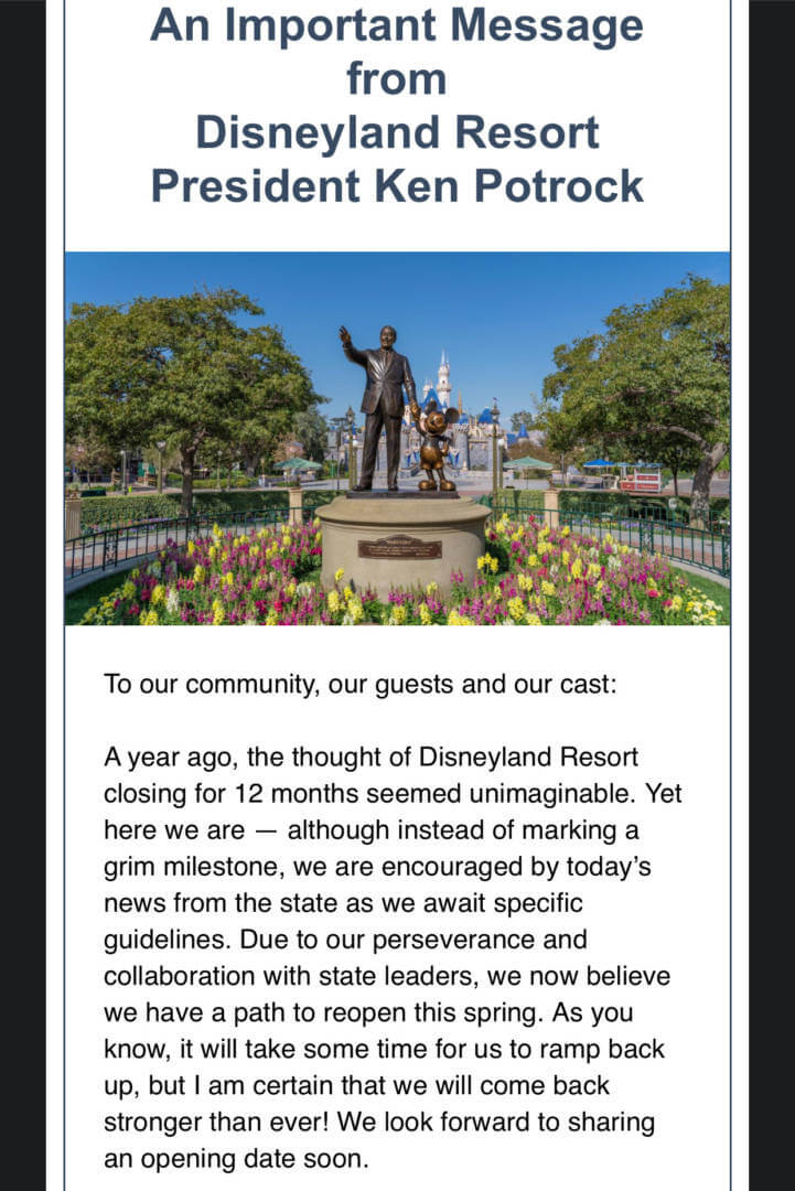 , Breaking: Disneyland Reopening Guidance Revealed!!!