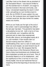 Ken Potrock Disneyland Reopening Message 2