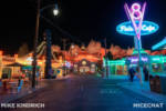 Cars Land at night