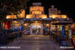 Cars Land at night