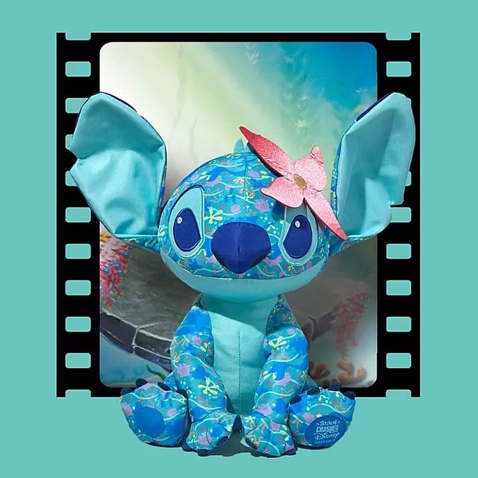 a preview of April's The Little Mermaid series for 2021's Stitch Crashes Disney Collection