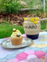Disneyland honey lemon cupcake with Hunny mug