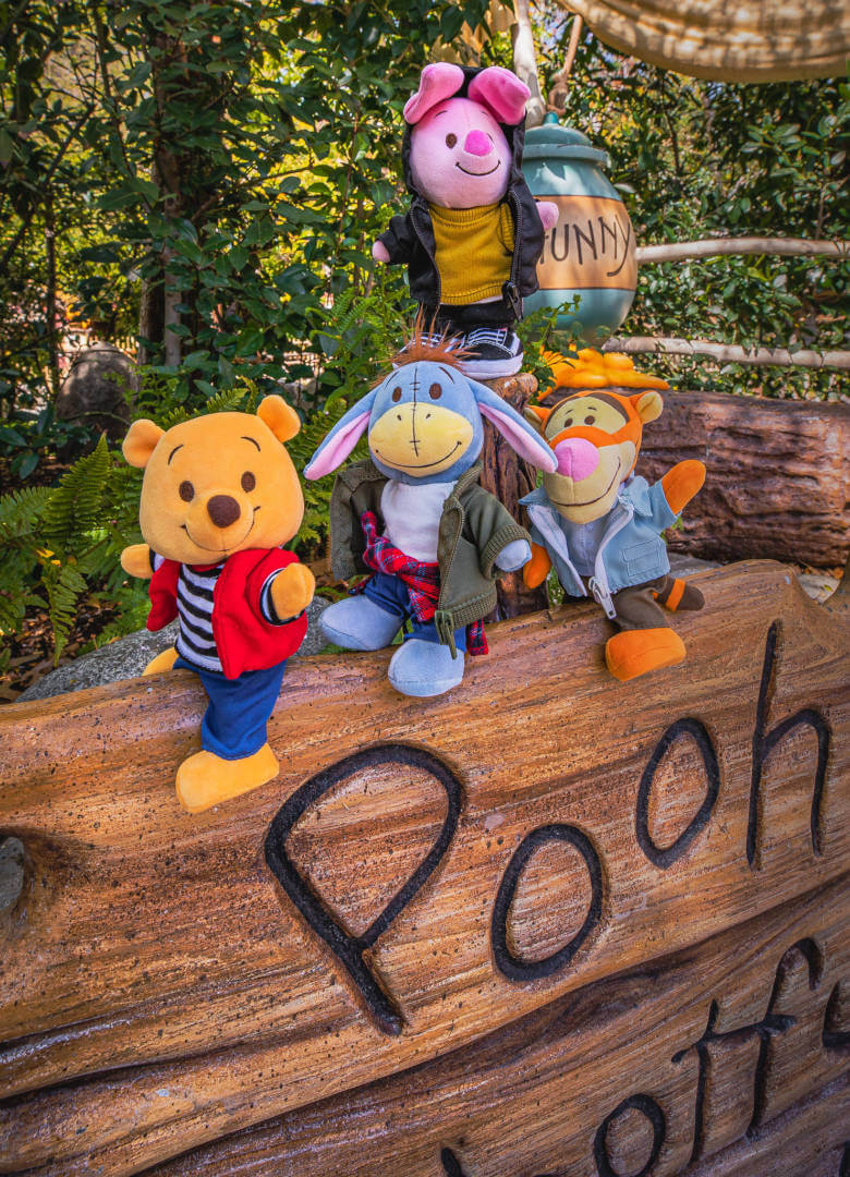 Winnie the Pooh, Eeyore, Tigger, and Piglet nuiMOs