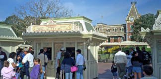 Disneyland Ticket Booths