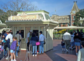 Disneyland Ticket Booths