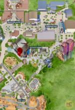 Disney California Adventure Avengers Campus Map Overview