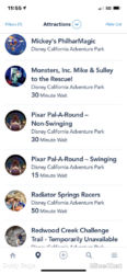 Disney California Adventure Waits times 1-micechat