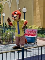 Disney California Adventure characters Nick Wilde
