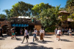 Disneyland Indiana Jones using Jungle Cruise queue both levels front