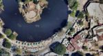 Disneyland New Orleans square Aerial 2021