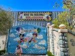 Disneyland ToonTown Mickey and Minnies runaway railway gate and sign-micechat