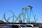 SeaWorld San Diego_Emperor Coaster_Parking Lot View