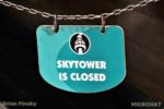 SeaWorld San Diego_Sky Tower_closed sign