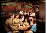 Disneyland Character Dining Storytellers Chipmonks