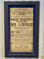 MiceChat – Disneyland – Great Moments with Mr. Lincoln – Pre-show – Original Sign