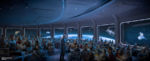 Epcot Space 220 restaurant interior concept art