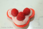 Jolly Holiday Raspberry Mickey Macaron partially assembled-micechat