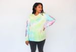 cakeworthy-roger-rabbit-patty-cake-long-sleeve-shirt-on-model