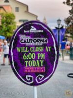 Disney California Adventure oogie Boogie Closing Sign-micechat