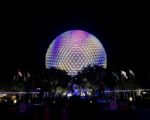 Epcot Beacons of Light Far with Trees