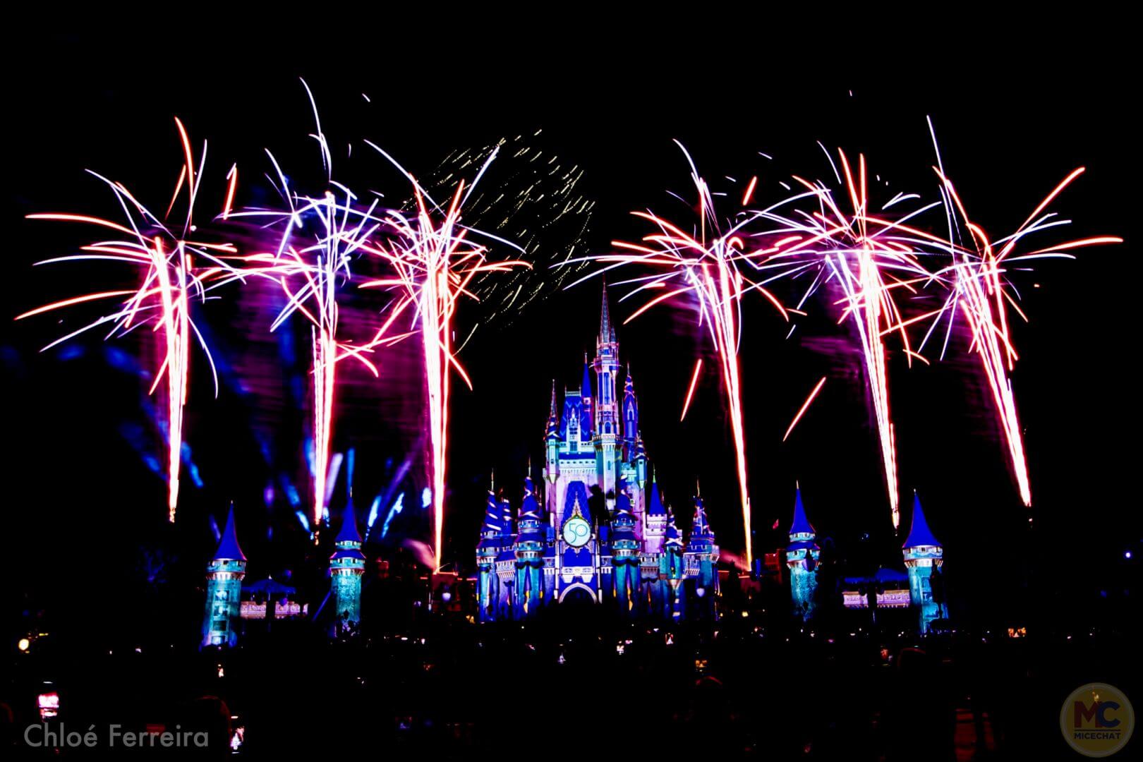 , NEW Disney Enchantment Fireworks Light Up the Sky at Magic Kingdom