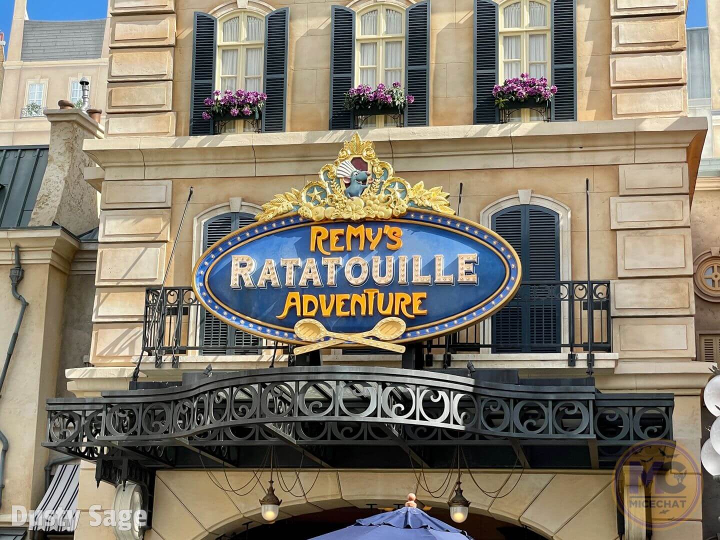 Front entrance of Remy's Ratatouille Adventure 