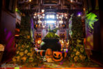 Oogie Boogie Halloween display at Grand Californian Hotel
