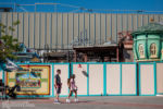 Mickey and Minnie’s Runaway Railway construction