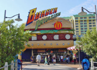 Yesterland: Burger Invasion at DCA Burger Invasion
