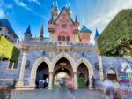 Disneyland Castle Snow Rear View-micechat