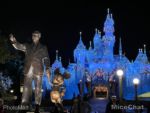 Disneyland Disney Merriest Nites MiceChat partners statue sleeping beauty castle holiday lights