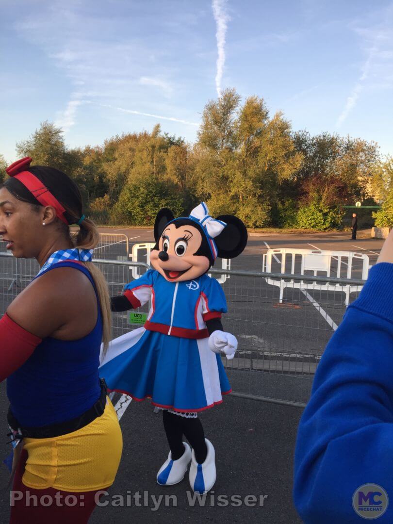 Minnie Mouse in Racing Gear