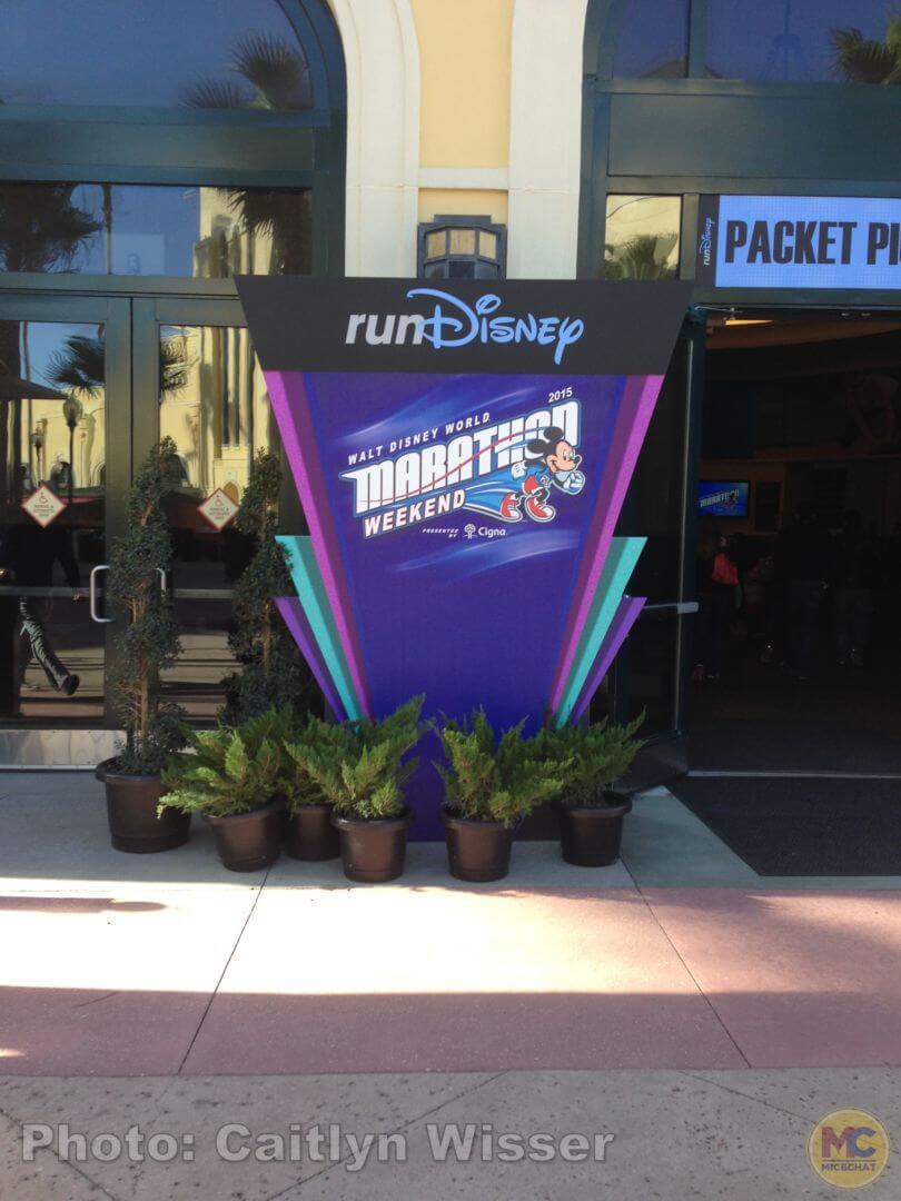 Sign of WDW Marathon Weekend