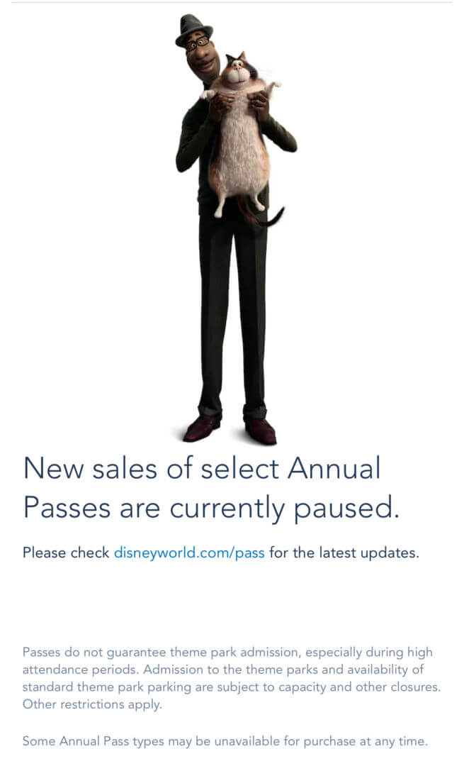 , BREAKING: Walt Disney World Suspends Sales of Most Annual Passes!