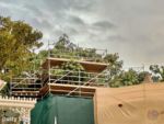 Disneyland Construction Tarzan Treehouse scrims down 1