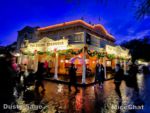 Disneyland Rain frontierland golden horseshoe-micechat