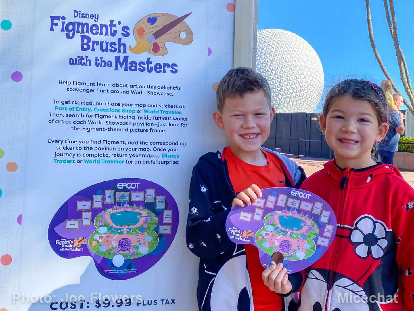 , Figment’s Brush with the Masters Scavenger Hunt around Epcot