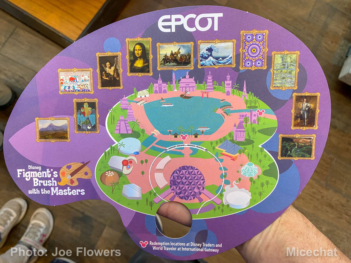 , Figment&#8217;s Brush with the Masters Scavenger Hunt around Epcot