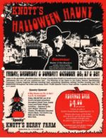 Knotts berry farm halloween haunt first year