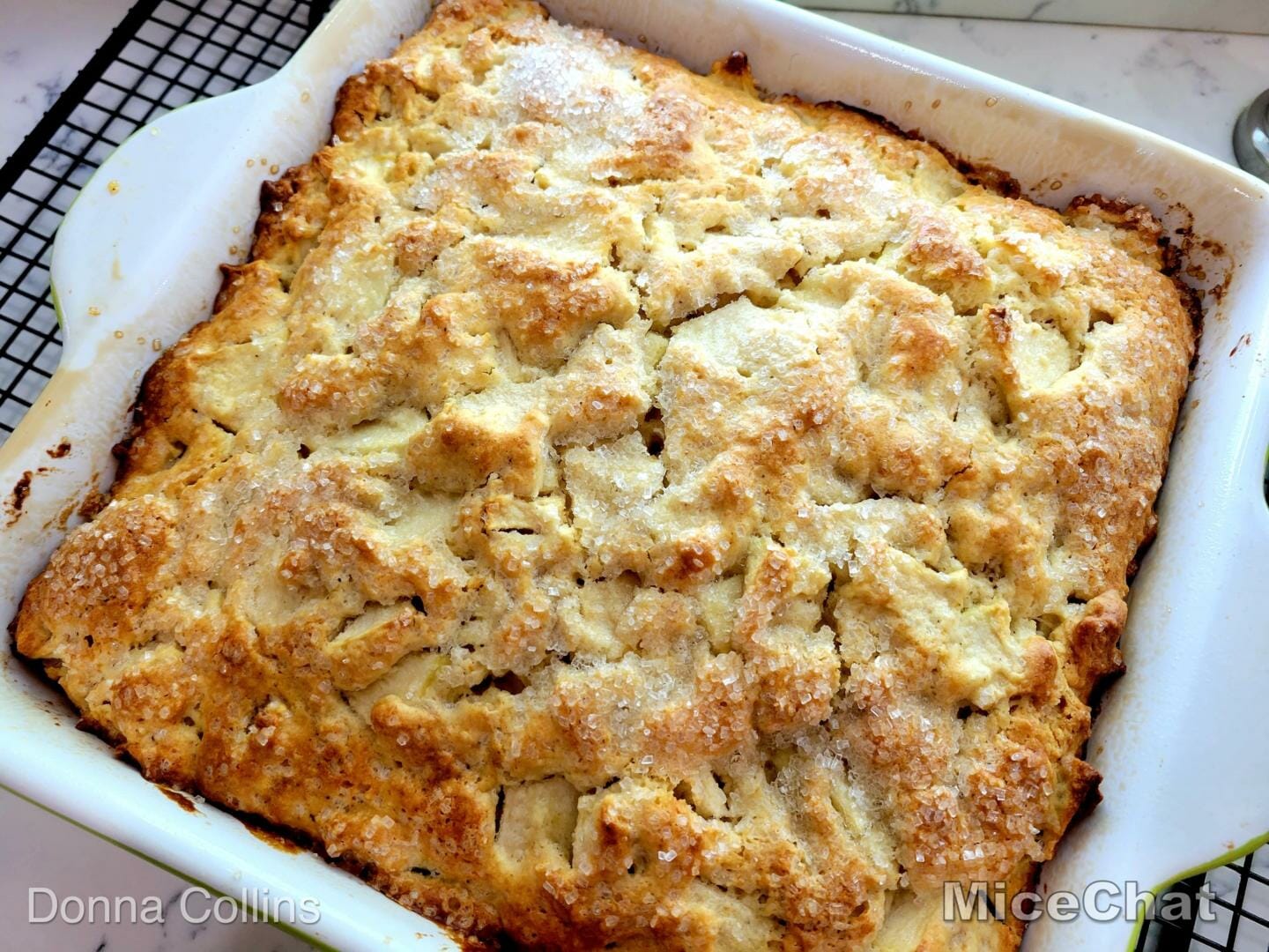 , Disney Dish: Irish Apple Cake with Custard Sauce