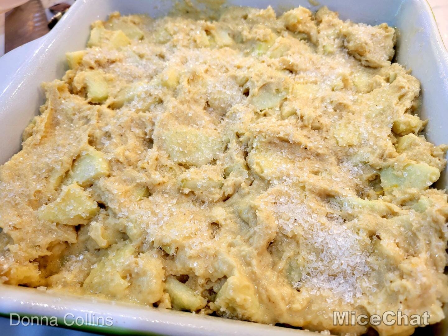 , Disney Dish: Irish Apple Cake with Custard Sauce