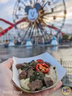 Disneyland Food and Wine Grilled Top Sirloin with roasted garlic-Gruyère smashed potatoes