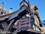 Merlin’s Marvelous Miscellany MiceChat Disneyland Fantasyland sign exterior