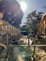 Disneyland New Orleans Square waterfront walkway behind the wall construction IMG_6420-X4
