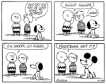 Charles Schulz Peanuts Mickey Mouse