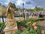 Disneyland flowers new orleans square angel statue roses 2-micechat