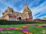 Disneyland train station floral-micechat