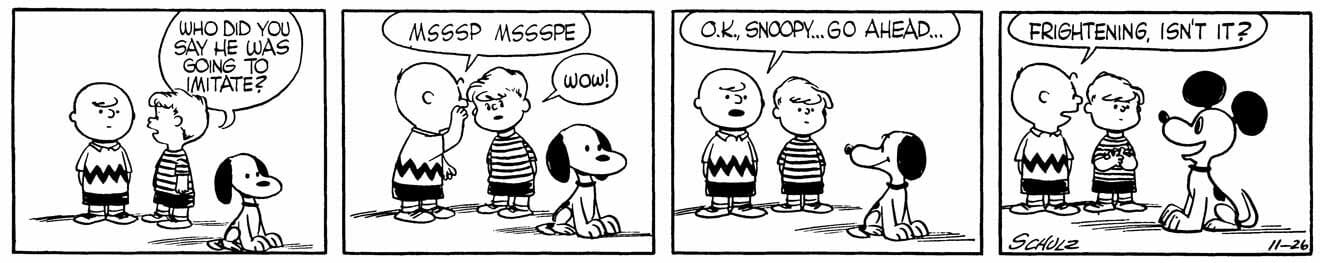 Charles M. Schulz, The Charles M. Schulz Museum Connects Mickey Mouse and Snoopy