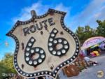 Disney California Adventure cars land Route 66 Sign-micechat
