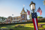 Disneyland patriotic Main Street Station railroad train DSC_8445-4K